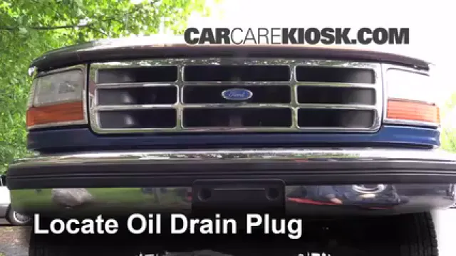 1995 Ford F-250 XL 7.5L V8 Standard Cab Pickup (2 Door) Oil Change Oil and Oil Filter